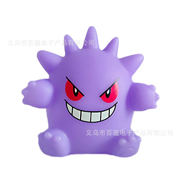 12cm Pokemon Figures Night Light gengar Model Bedside Lamp Demon Doll Halloween Toy Gift Children Creative Collection Glowing